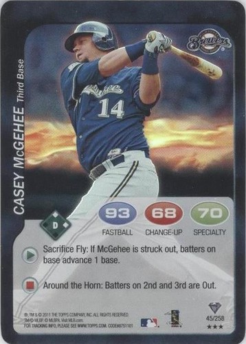 2011 Topps Attax - Casey McGehee #45