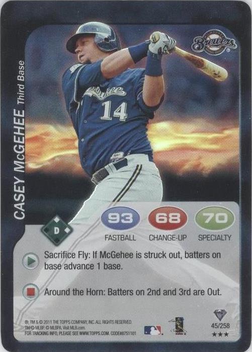 2011 Topps Attax - Casey McGehee #45