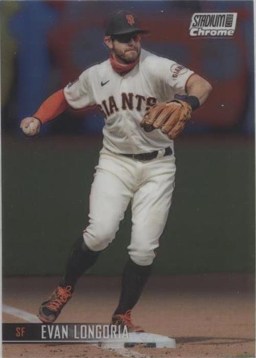 2021 Topps Stadium Club Chrome - Evan Longoria #287