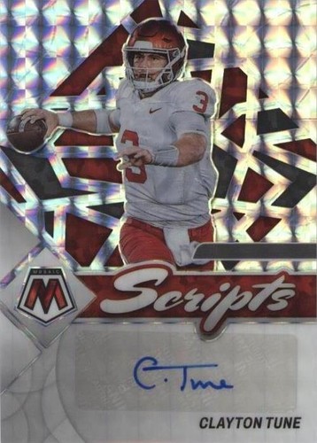 2023 Panini Mosaic Draft Picks Clayton Tune #SM-CTU