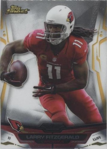 2014 Topps Finest Larry Fitzgerald #19
