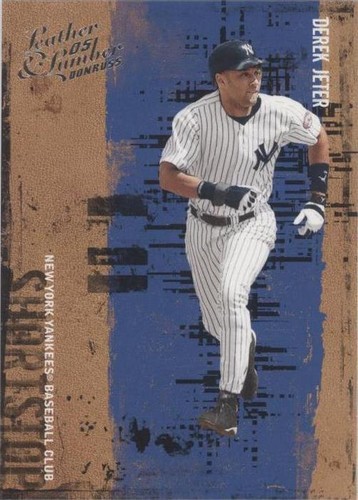 2005 Donruss Leather & Lumber - Derek Jeter #39