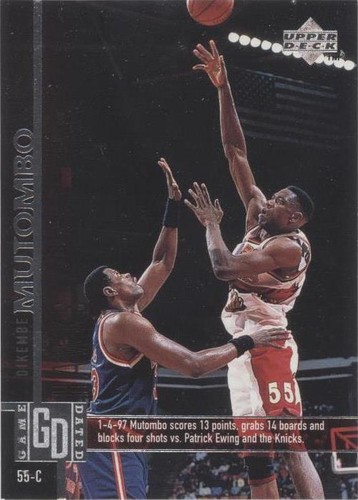 1997-98 Upper Deck - Dikembe Mutombo #4