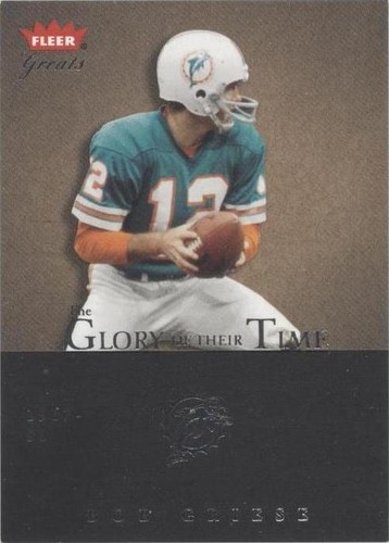 2004 Fleer Greats Bob Griese #20 GOT