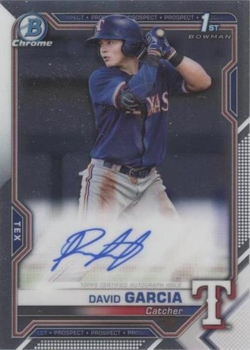 2021 Bowman Chrome - David Garcia #CPA-DGA