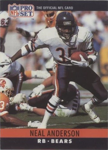 1990 Pro Set FACT Cincinnati Neal Anderson #49