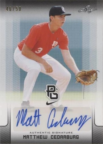 2017 Leaf Perfect Game National Showcase - Matthew Cedarburg #BA-MC1