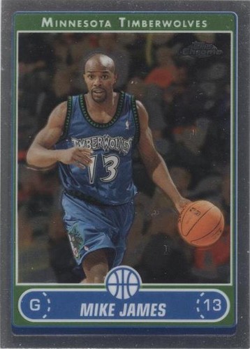 2006-07 Topps Chrome - Mike James #120