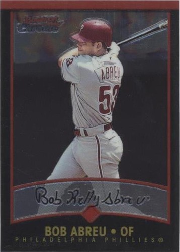 2001 Bowman Chrome - Bobby Abreu #80