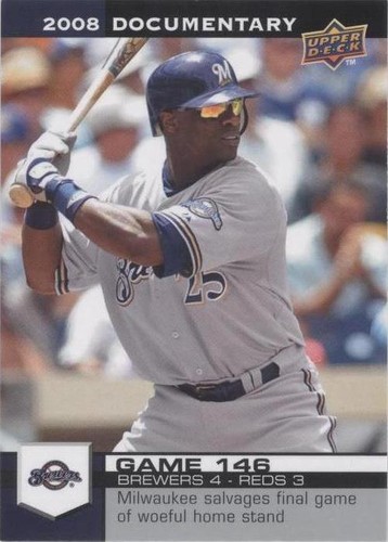 2008 Upper Deck Documentary - Mike Cameron #4396