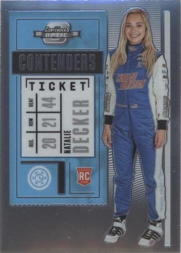 2021 Panini Chronicles Contenders Optic Holo Prizm Natalie Decker Rookie RC  0lz4 PSA9 PANINI PRIZM NATALIE DECKER