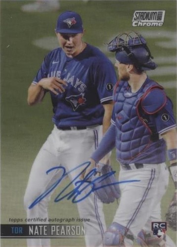 2021 Topps Stadium Club Chrome - Nate Pearson #SCCBA-NP