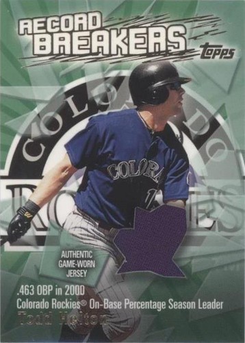 2003 Topps - Todd Helton #RBR-TH