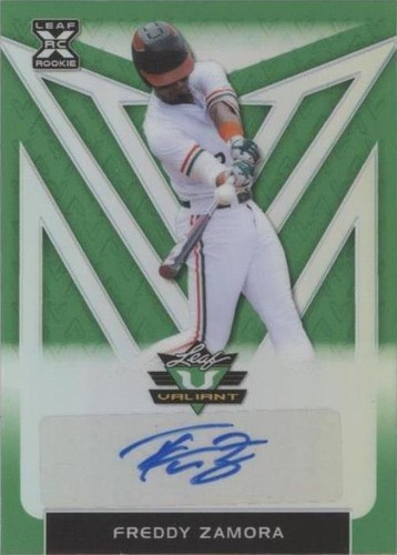 2020 Leaf Valiant - Freddy Zamora #BA-FZ1