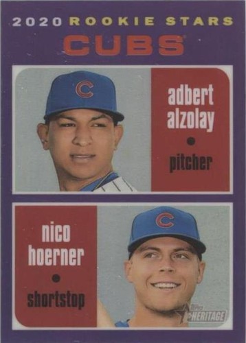 2020 Topps Heritage - Adbert Alzolay Nico Hoerner #THC-121