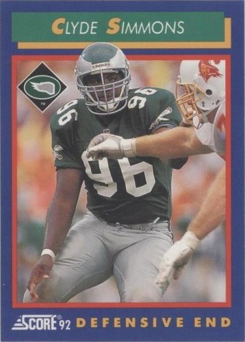 1992 Score Clyde Simmons #34