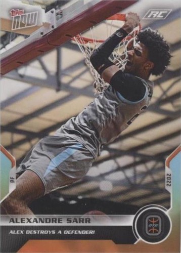 2021-22 Topps Now Overtime Elite - Alexandre Sarr #35