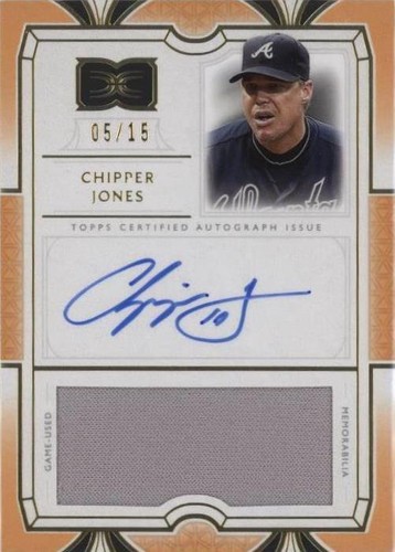 2024 Topps Definitive Collection - Chipper Jones #DARC-CJ