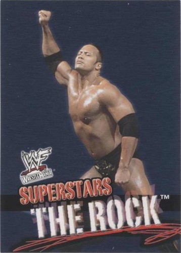 2001 Fleer WWF Wrestlemania - The Rock #1