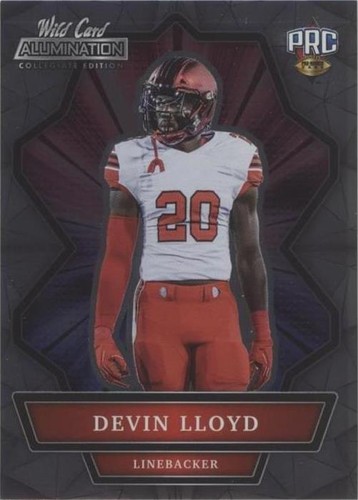 2021 Wild Card Alumination NIL Collegiate Edition Devin Lloyd #ANBC-21