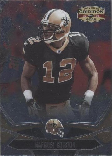 2008 Donruss Gridiron Gear Marques Colston #63
