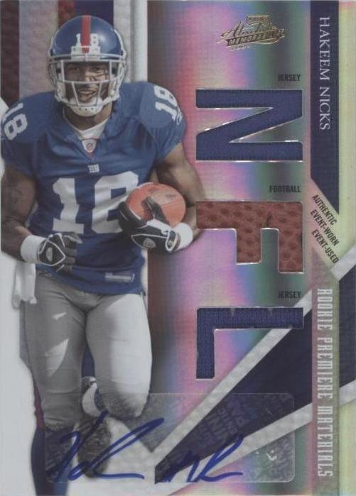 Playoff Absolute Memorabilia 2009 Hakeem Nicks #214