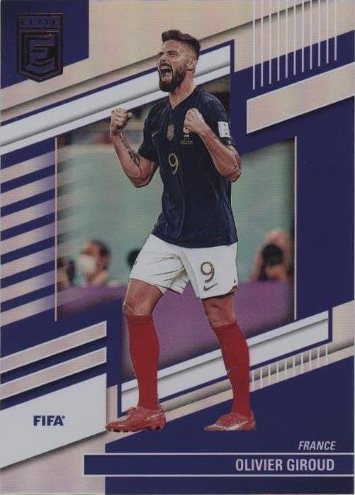 AUTOGRAPH OLIVIER GIROUD AC MILAN FRANCE Lille PANINI GOAL MACH AUTO HAND SIGNED