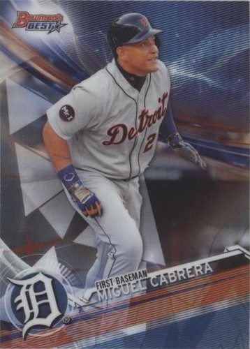 2017 Bowman's Best - Miguel Cabrera #23