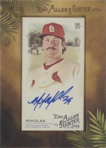 2019 Topps Allen & Ginter - Miles Mikolas #MA-MMI