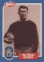 1988 Swell Football Greats Hall of Fame Jim Thorpe #114