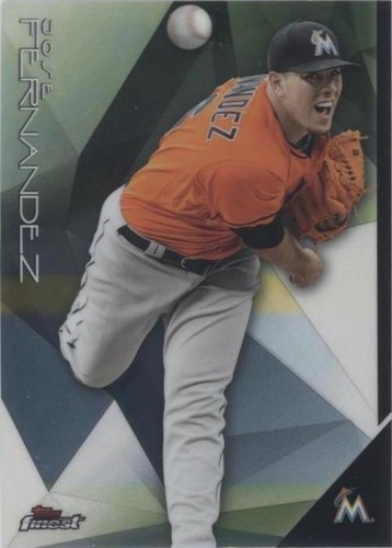 2015 Topps Finest - Jose Fernandez #31