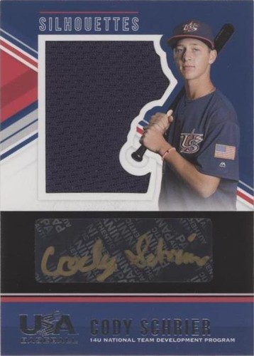 2018 Panini USA Baseball Stars & Stripes - Cody Schrier #109