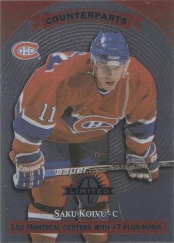 1997-98 Donruss Limited - Mats Sundin Saku Koivu #9