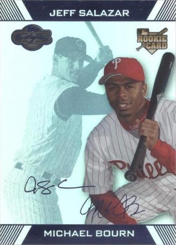 2007 Topps Co-Signers - Jeff Salazar Michael Bourn #98