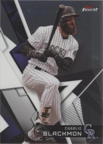2018 Topps Finest - Charlie Blackmon #30