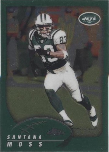 2002 Topps Chrome Santana Moss #21
