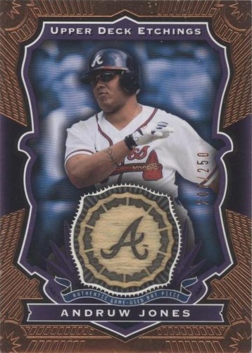 2004 Upper Deck Etchings - Andruw Jones #BE-AJ