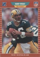 1989 Pro Set Randy Wright #138