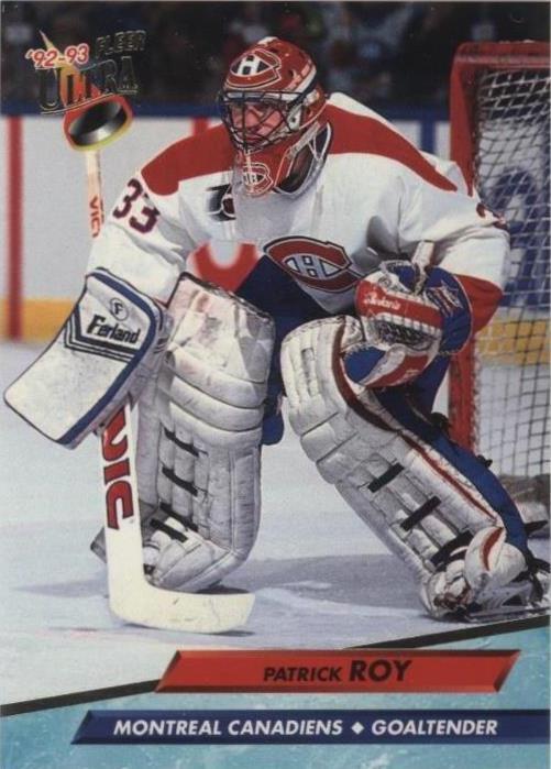Fleer Ultra 1992-93 - Patrick Roy #108