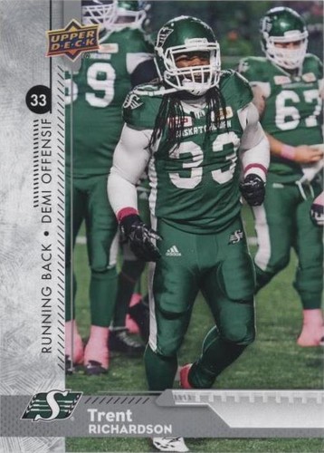 2018 Upper Deck CFL Trent Richardson #21