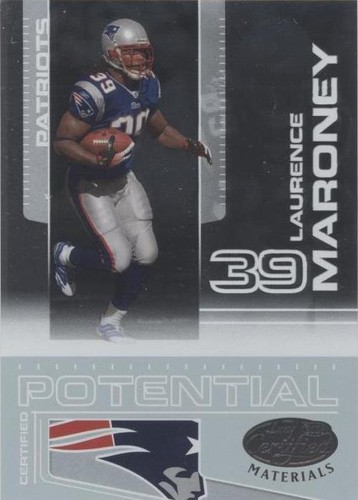 2007 Leaf Certified Materials Laurence Maroney #CP-4