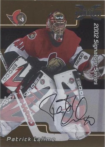 2002-03 In the Game Be A Player Signature Series - Patrick Lalime #104