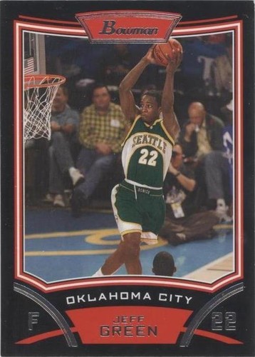 2008-09 Bowman Draft Picks & Stars - Jeff Green #27