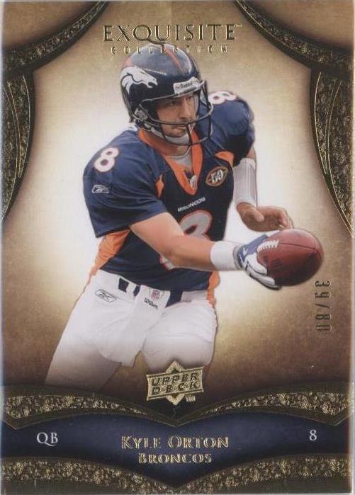 2009 Upper Deck Exquisite Collection Kyle Orton #72