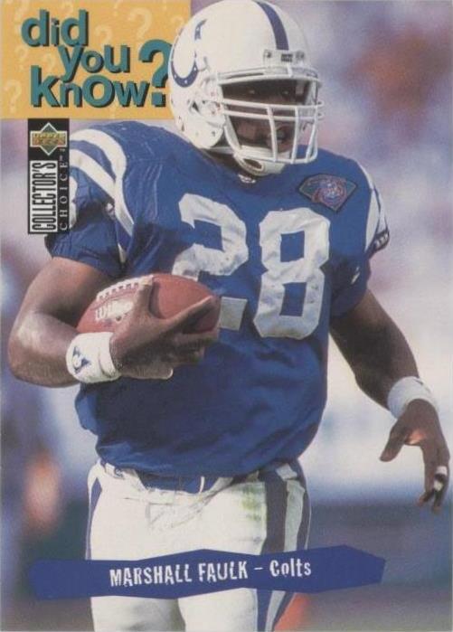 1995 Upper Deck Collector's Choice Marshall Faulk #32