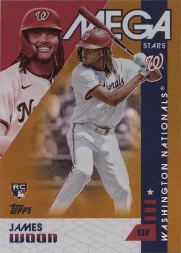 2025 Topps Series 2 James Woods Baseball Stars Gold Rookie Auto 43
