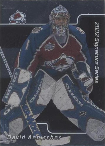 2001-02 In the Game Be A Player Signature Series - David Aebischer #180