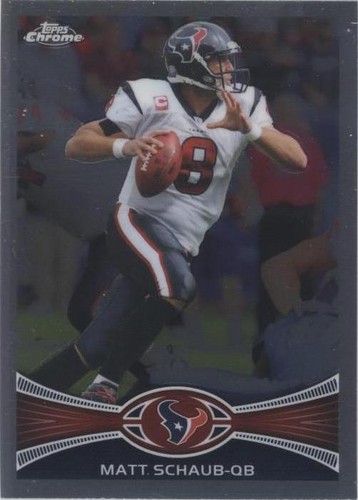 2012 Topps Chrome Matt Schaub #34