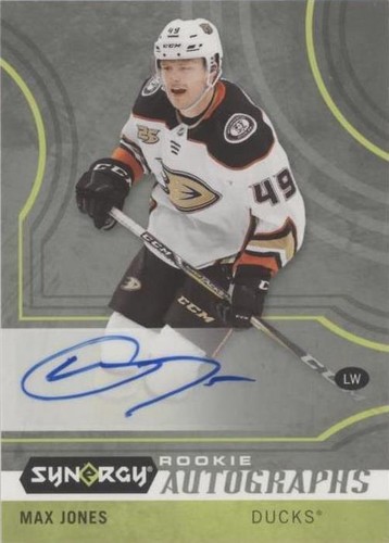 2019-20 Upper Deck Synergy - Max Jones #A-MJ