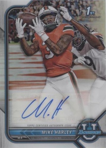 2021-22 Bowman University Mike Harley Jr. #BCPA-MH